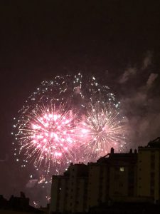 Fire works in Pamplona