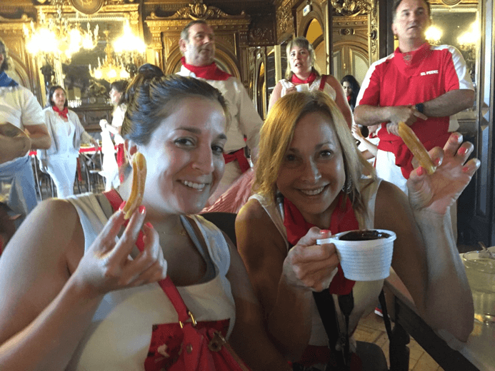 Chocolate with churros!!!