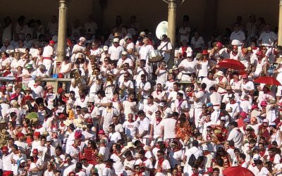 Las Peñas at the bullring