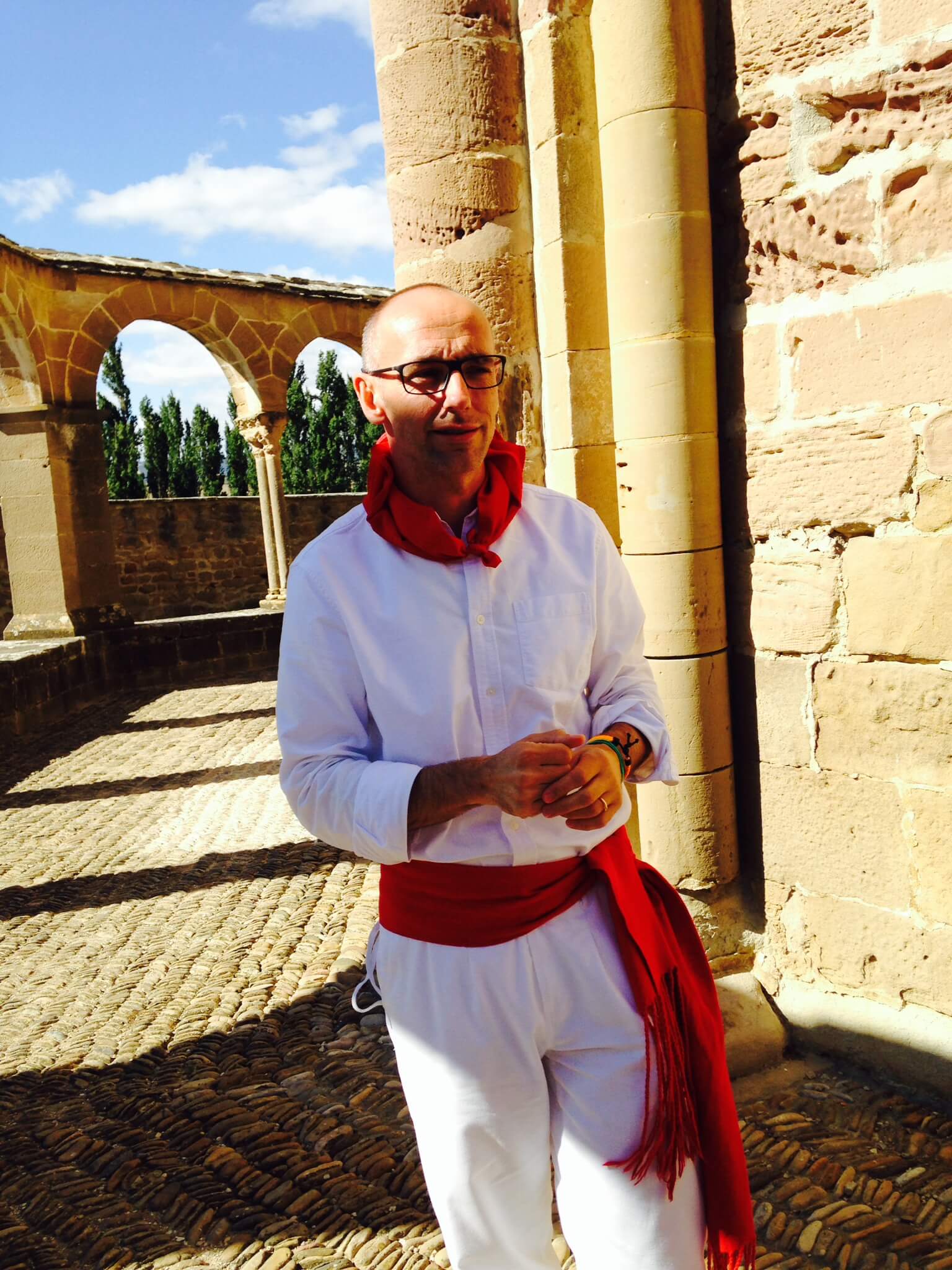 San Fermin Attire for the Running of the Bulls