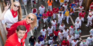balcony in running of the bulls 2025