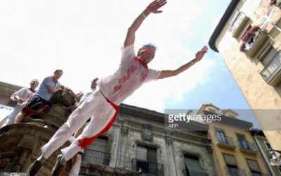 Jumping from the fountain