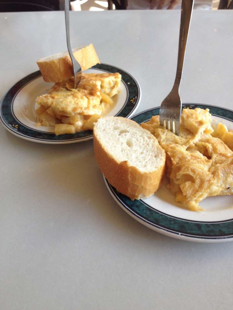 The best tortilla in Pamplona ¨La Navarra¨