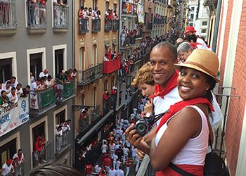 When should you book your balcony in the running of the bulls 2025?