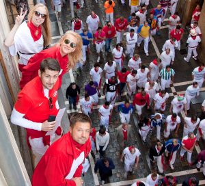 San Fermin Attire for the Running of the Bulls