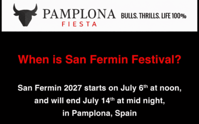 Running of the Bulls 2027 Dates
