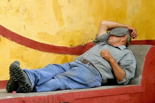Spanish siesta - Nap - Pamplona Fiesta
