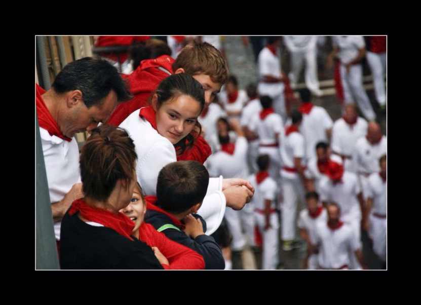 The family gets together during San Fermin